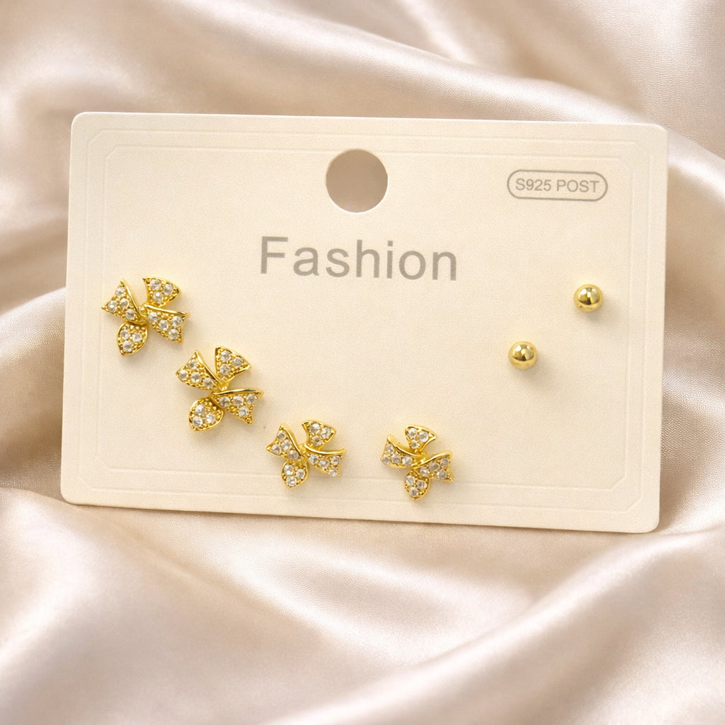 ANTI TARNISH BABY STUD NO: 2 ( Set of 3 pairs)
