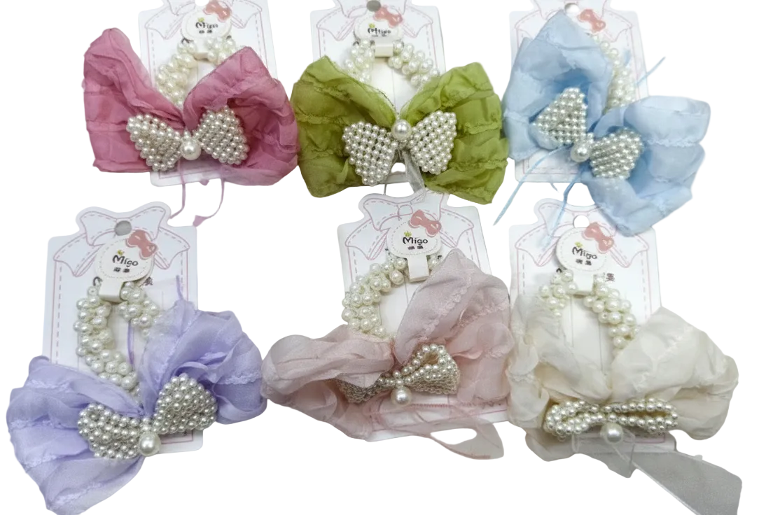 Blushy Pearl Bow 💖Band each one