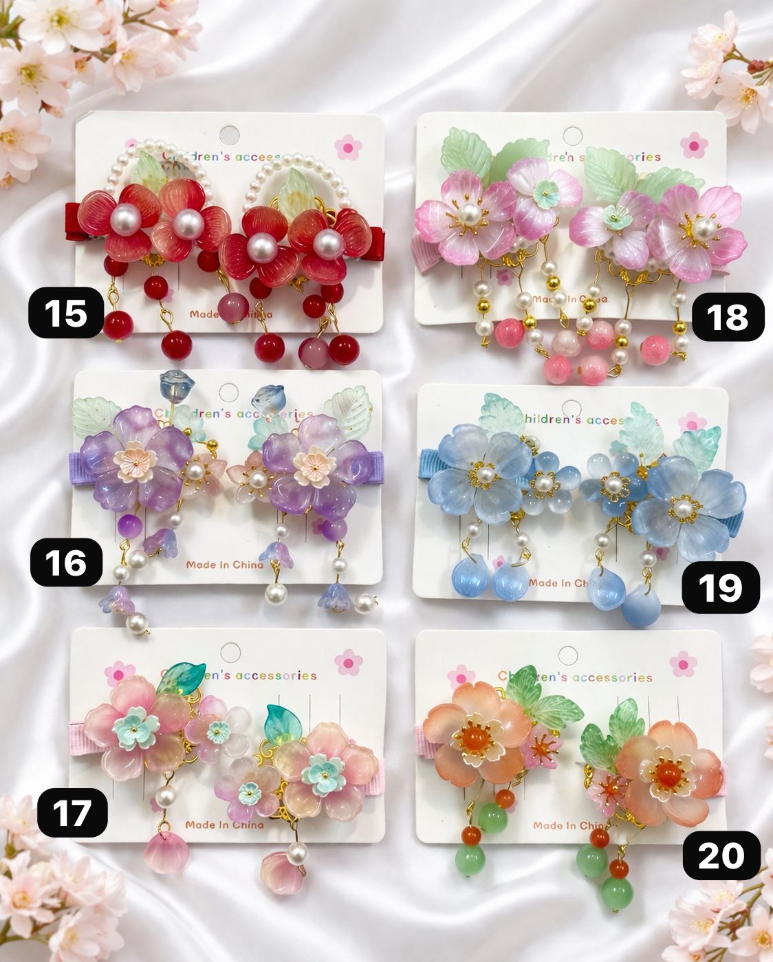 Korean Hanfu hair clips each one pair