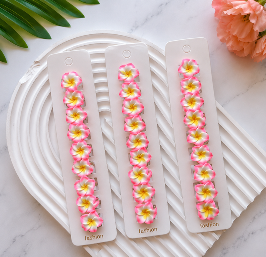 BU-28 Light pink Plumeria flower Set of 10 pcs in One Strip.
