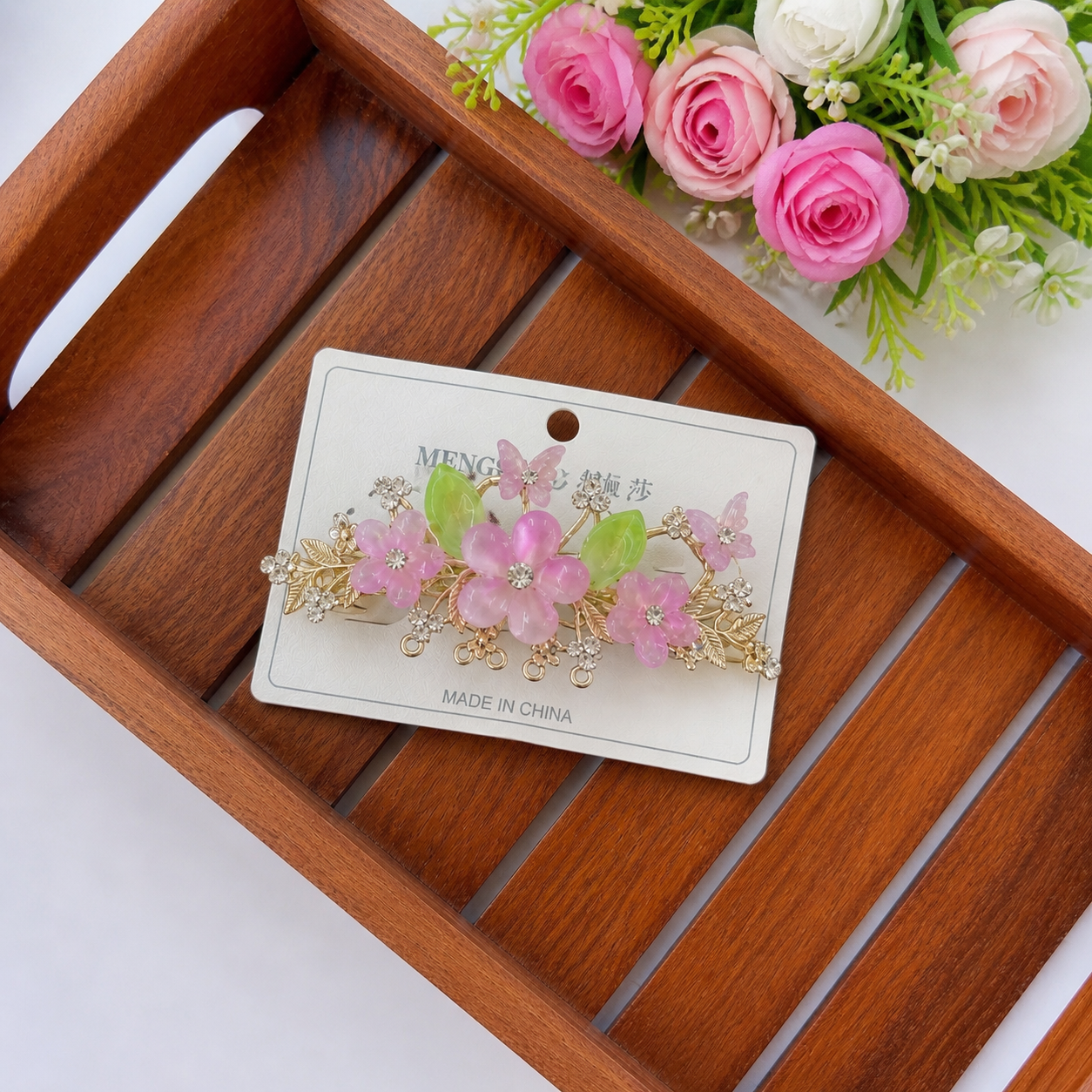 Floral Radiance Center Clip 🌷
