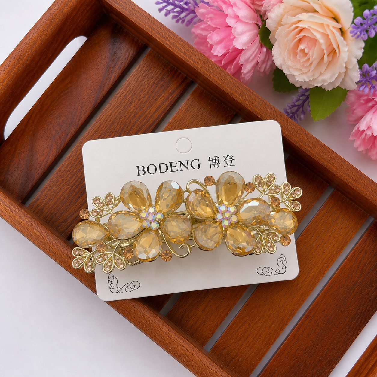Aurora Crystal Bloom CenterClip