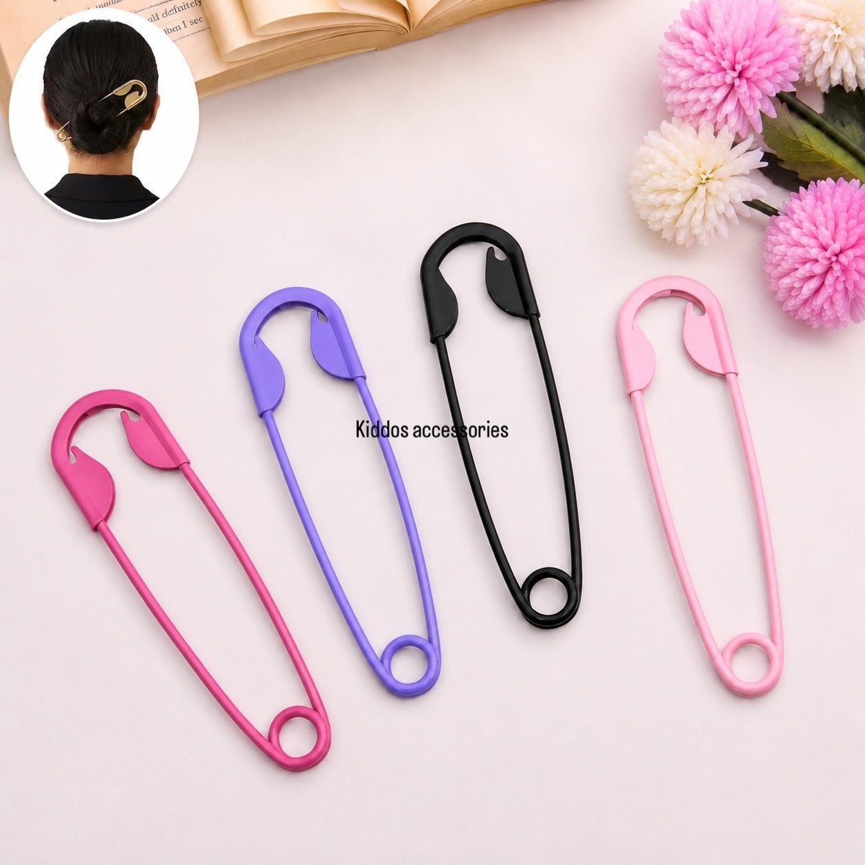 Giant Safety Pin 🧷 Hair Clip (Each one piece)