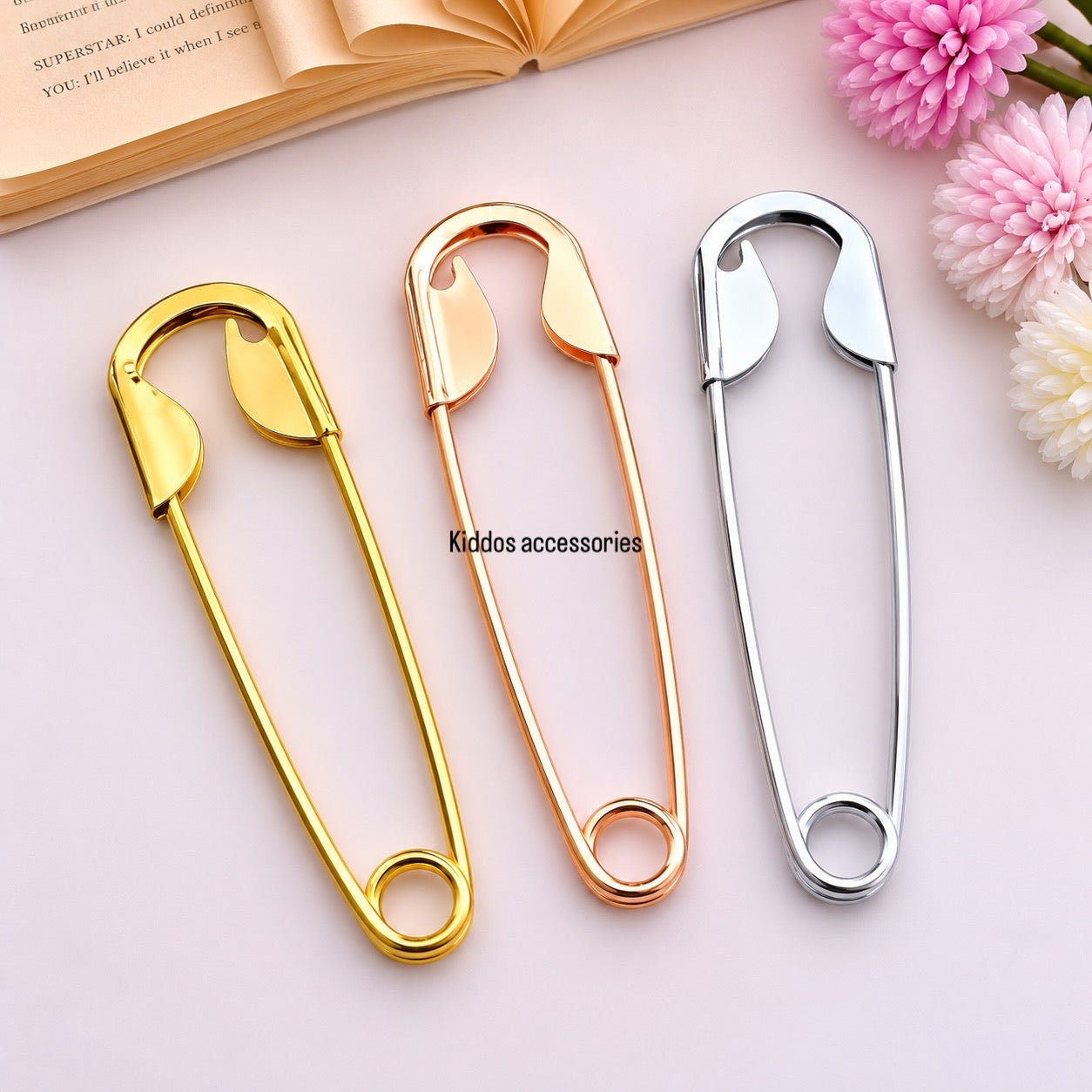 Giant Safety Pin 🧷 Hair Clip (Each one piece)