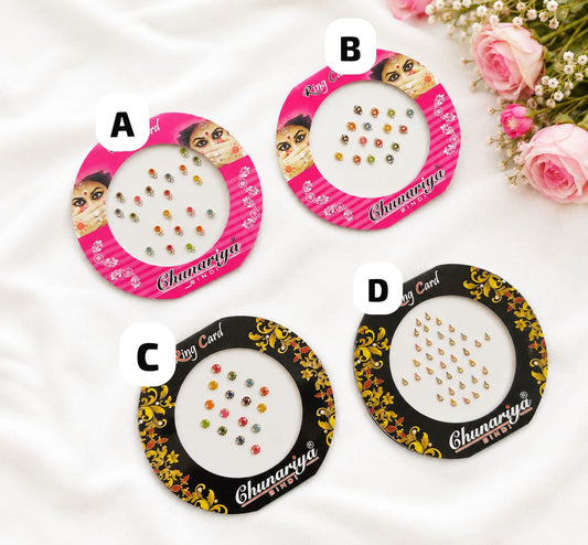 Ring Card Dailywear bindi (each one card)