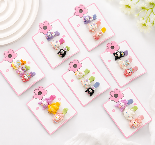 Tiny Tots Mini Snap Clips for babies 🌸💖 (each one card) Random card✅