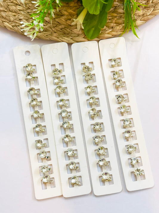 Pure White Stone each one strip